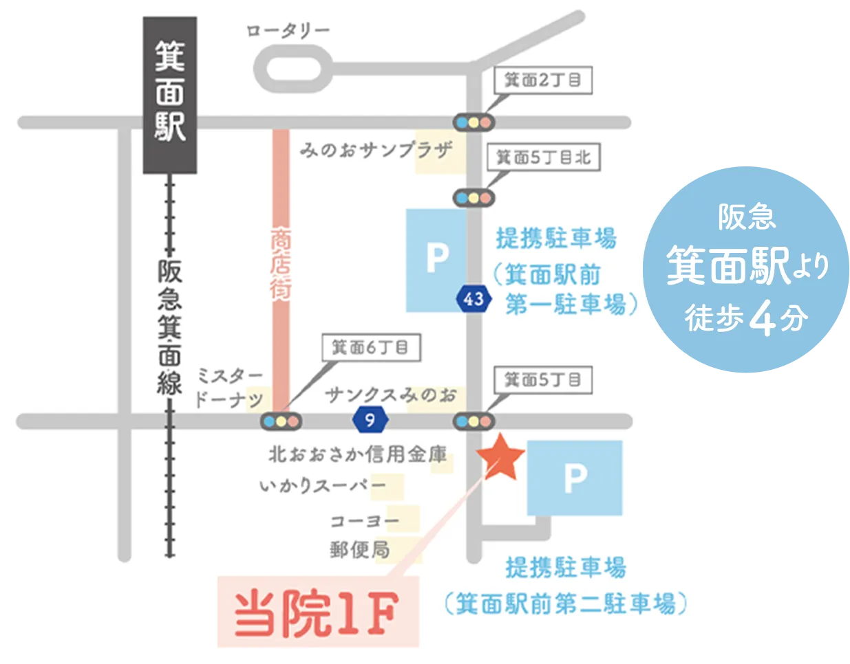 医療法人礼文会 やすふく内科クリニック 地図